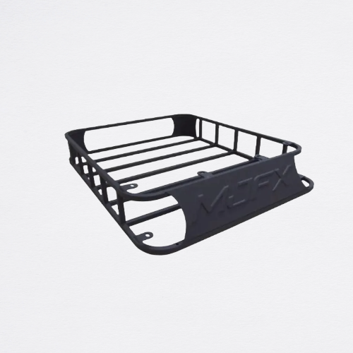 Durable golf cart top roof grill in black by MadJax body kits.
