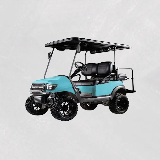 MadJax ALPHA body kit installed on Club Car Precedent, Onward, or Tempo golf cart with sleek, modern design